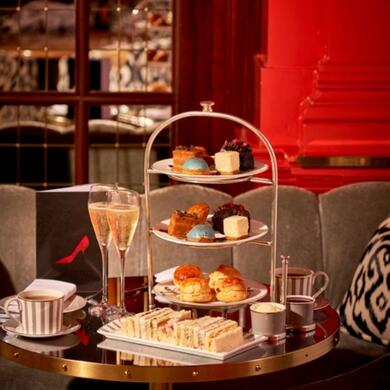 Afternoon tea at the Bloomsbury themed The Devil Wears Prada