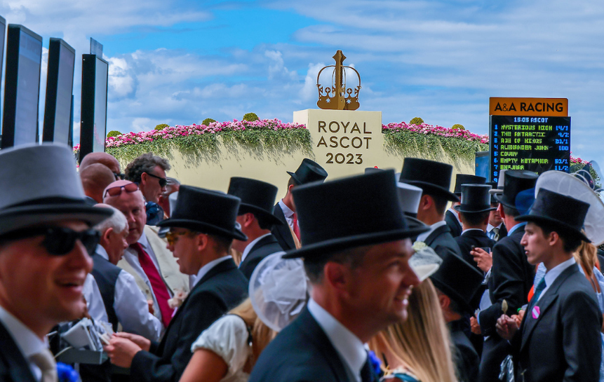 Image showcasing Royal Ascot, highlighting its thrilling races, exquisite hospitality, and show stopping fashion